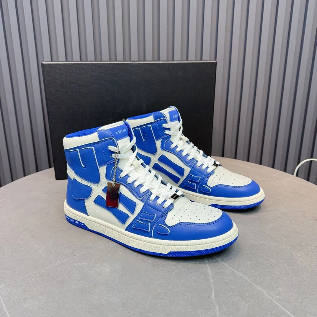 Men's shoes💰620💰 AMIRI AMIRI trendy brand hot sale🔥 Available all year round✅Couples💑 Official website synchronization Imported fabrics 1⃣️ratio 1⃣️Re-engraved, original factory special original sole, 35-45 (38.45. Non-refundable)